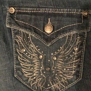 Harley Davidson size 10 with wing pockets